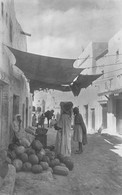 Algérie - GHARDAÏA - Une Rue - Marchand, Souk - Carte-Photo Epreuve De L'éditeur - Ghardaia