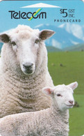 NEW ZEALAND : NZG091 $5 Sheep USED - New Zealand