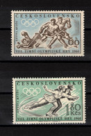 TCHCOSLOVAQUIE    Timbres Neufs  ** De 1960    ( Ref  4504 ) Sport - Jeux Olympiques D'hiver Squaw Valley - Altri & Non Classificati