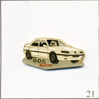 Pin's Automobile - Peugeot / Modèle 605 De Sochaux. Non Estampillé. Epoxy. T751-21 - Peugeot