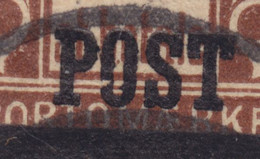 Norway 1929 Mi. 145    15 Ø Overprint Aufdruck 'POST' ERROR Variety 'Broken O In POST' - Errors, Freaks & Oddities (EFO)