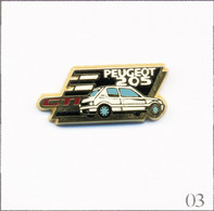 Pin's Automobile - Peugeot / Peugeot 205 GTI. Estampillé Hélium. Zamac. T753-03 - Peugeot