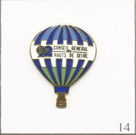 Pin's Transport - Montgolfière / Ballon Des Hauts De Seine. Estampillé Badges Impact. EGF. T753-14 - Montgolfières