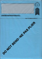 RARE Canada Prepaid 6¢, Clear Plastic Undeliverable Envelope - Warner-Chilcott, C: 1970, 29 X 22,7 Cm, 11.5" X 9" - 1953-.... Regno Di Elizabeth II