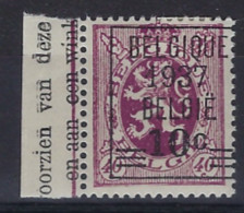 ONBEKEND / INCONNU Nr.  455  BELGIQUE 1937 BELGIE 10 C " KANTDRUK "  ;  Staat Zie Scan ! Verkoop Aan 65 € ! - Typos 1929-37 (Heraldischer Löwe)