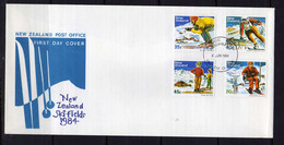 Nouvelle-Zelande (1984) - Enveloppe Premier Jour - Ski - - Covers & Documents