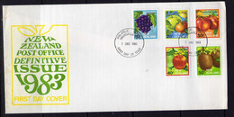 Nouvelle-Zelande (1983)  - Enveloppe Premier Jour - Fruits - Storia Postale