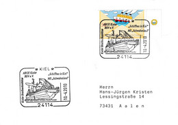 Germany 2010 Cover: Transport Ships; Schiffbau In Kiel; MS "SCHWABENLAND" - Ships