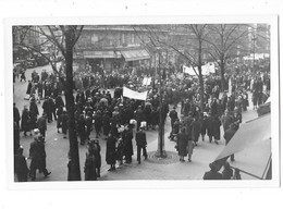 PARIS (75) Photographie Format CPA Manifestation Du 12 Février 1939 - Other & Unclassified