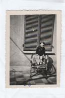 10695.  Foto Vintage Bambino Sopra La Sedia 1936 Torino - 8,5x6 - Anonymous Persons