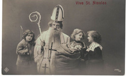 Vive Saint-Nicolas. Cachet à Date De Seneffe 1911 - Nikolaus