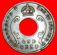 • GREAT BRITAIN (1922-1935): EAST AFRICA ★ 1 CENT 1927! George V (1911-1936) LOW START★ NO RESERVE! - Colonia Britannica