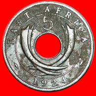 • GREAT BRITAIN (1921-1936): EAST AFRICA ★ 5 CENTS 1924! George V (1911-1936) LOW START★ NO RESERVE! - Colonia Británica