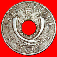 • GREAT BRITAIN (1937-1943): EAST AFRICA ★ 5 CENTS 1937H! George VI (1937-1952) LOW START★ NO RESERVE! - Colonie Britannique