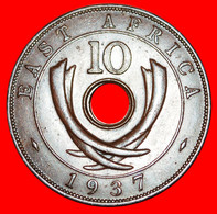 • GREAT BRITAIN (1937-1945): EAST AFRICA ★ 10 CENTS 1937KN! George VI (1937-1952) LOW START★ NO RESERVE! - Colonia Británica