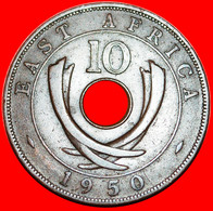 • GREAT BRITAIN (1949-1952): EAST AFRICA ★ 10 CENTS 1950! George VI (1937-1952) LOW START★ NO RESERVE! - Colonia Británica