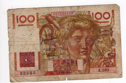 74 - Banque De FRANCE  - 100 Francs - 24.08.1950 - 100 F 1945-1954 ''Jeune Paysan''