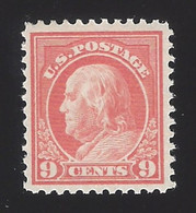 US #509 1917-19 Salmon Red Unwmk Perf 11 Mint OG LH VF Scv $12 - Unused Stamps