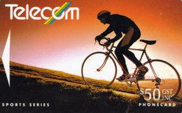 NEW ZEALAND : NZG049 Summer Sports $50 CYCLING USED - Neuseeland