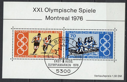 Allemagne Fédérale - Germany - Deutschland Bloc Feuillet 1976 Y&T N°BF11 - Michel N°B12 (o) - JO De Montréal - 1959-1980
