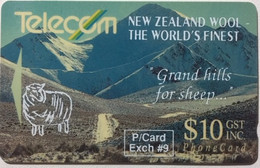 NEW ZEALAND : OVER8 10  Views / GRAND HILLS FOR SHEEP USED - Neuseeland