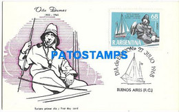 150887 ARGENTINA BUENOS AIRES CANCEL YEAR 1968 VITO DUMAS NO POSTAL POSTCARD - Andere & Zonder Classificatie