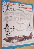 SPI920 Page De SPIROU Années 70 / MISTER KIT Présente LE MORANE 406 1/72e - Avions