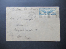 USA 1941 Zensurbeleg / Mehrfachzensur OKW Zensurstreifen Geöffnet Trans Atalantic Air Mail Cliffside Park - Bremen - Cartas