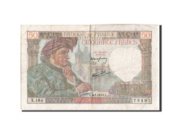 Billet, France, 50 Francs, 50 F 1940-1942 ''Jacques Coeur'', 1942, 1942-01-08 - 50 F 1940-1942 ''Jacques Coeur''