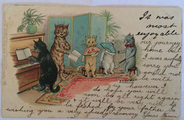 POSTCARD Illustrators - Signed > Wain, Louis CAT KATZEN RAPHAEL TUCK & SONS Nr.539. LITHO AK USED 1902 - Wain, Louis