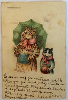 POSTCARD Illustrators - Signed > Wain, Louis CAT KATZEN RAPHAEL TUCK & SONS Nr.1261. LITHO AK USED 1904 - Wain, Louis