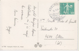 Schweiz, 15.9.1964, Adelboden, 75z, Auf Postkarte Von Adelboden, Siehe Scans! - Other & Unclassified