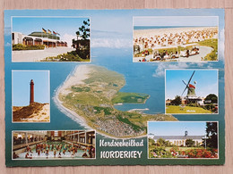 Ansichtskarte - Norderney - Luftaufnahme Und 6 Ansichten Der Insel - Norderney