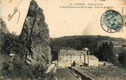 Avallon * Route De Pontaubert * La Roche Pointue Et Le Moulin Léger * Usine Cheminée - Avallon