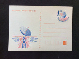 CDV 198 1983 23° Journée De La Commission Des Communications à Brno Satellite - Cartes Postales