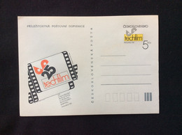 CDV 209 1987 25° Festival Es Techniques De Film Cinéma Pellicule De Pardubice - Cartes Postales