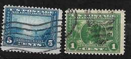 USA  Etats-Unis D'Amérique N° 195 Et 197      Oblitérés     B/TB     - Used Stamps