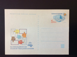 CDV 220 1988 Journée De L’ UPU Union Postale Universelle  Praga 88 - Cartoline Postali