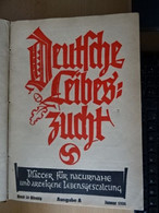 Monatszeitschrift "Deutshe Leibeszucht" Als Buch Gebunden. Januar -Dezember 1938 - Sports