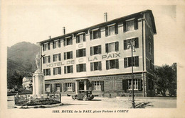 Corte * Hôtel De La Paix * Place Padoue * Automobile Voiture Ancienne * Haute Corse 2B - Corte