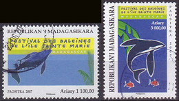 Série De 2 TP Oblitérés N° 1891/1892(Yvert) Madagascar 2007 - Festival Des Baleines île Sainte Marie - Madagascar (1960-...)