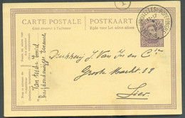 AMBULANT E.P. Carte 15 Centimes Em. 1915, Obl; Sc AMBULANT BRUSSEL(BRUXELLES) - POPERINGHE  du 1-III-1923 Vers Lier- TB - Ambulanti