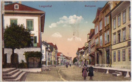 15486 Ak Langenthal Schweiz Marktgasse 1920 - Langenthal