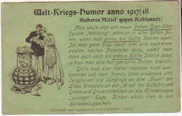 16012 Ak Welt-Kriegs-Humor Anno 1917/18 - Unclassified