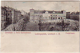 16445 Ak Limbach In Sachsen Ludwigsplatz Usw. 1908 - Ohne Zuordnung