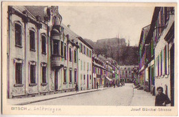 16737 Feldpost Ak Bitsch Josef Bürckel Strasse 1942 - Lothringen