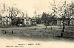 Morcenx * Vue Sur Les Chalets Et La Gare * Rue Et Place - Morcenx