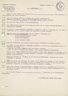 ANDORRA LA VELLA - 1985 - Document Du Receveur Des Postes Françaises - Cartas & Documentos