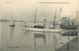 Cette * Sète * La Girelle , Bateau Garde Pêche Et Phare St Louis * GIRELLE * Yacht Voilier - Sete (Cette)