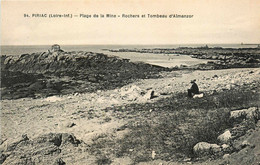 Piriac * Plage De La Mine * Rochers Et Tombeau D'almanzor - Piriac Sur Mer